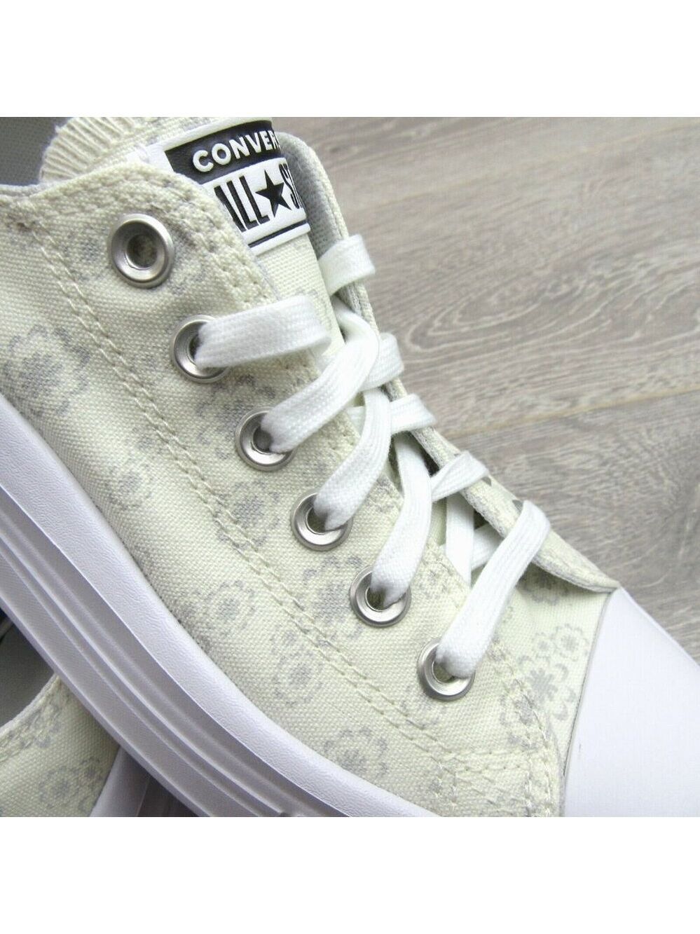 Converse Chuck Taylor All Star Move OX Floral Shoes Womens Size 7.5 NEW - Picture 7 of 15